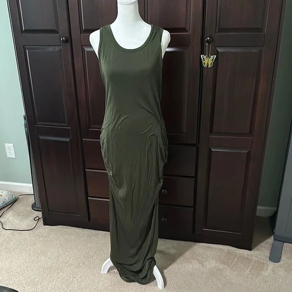 VENUS | Dresses | Venus Olive Green Maxi Dress | Poshmark